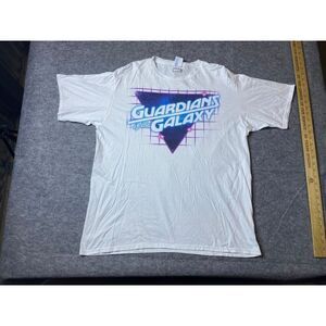 Guardians of the Galaxy Shirt Mens Extra Large White Marvel Graphic Tee